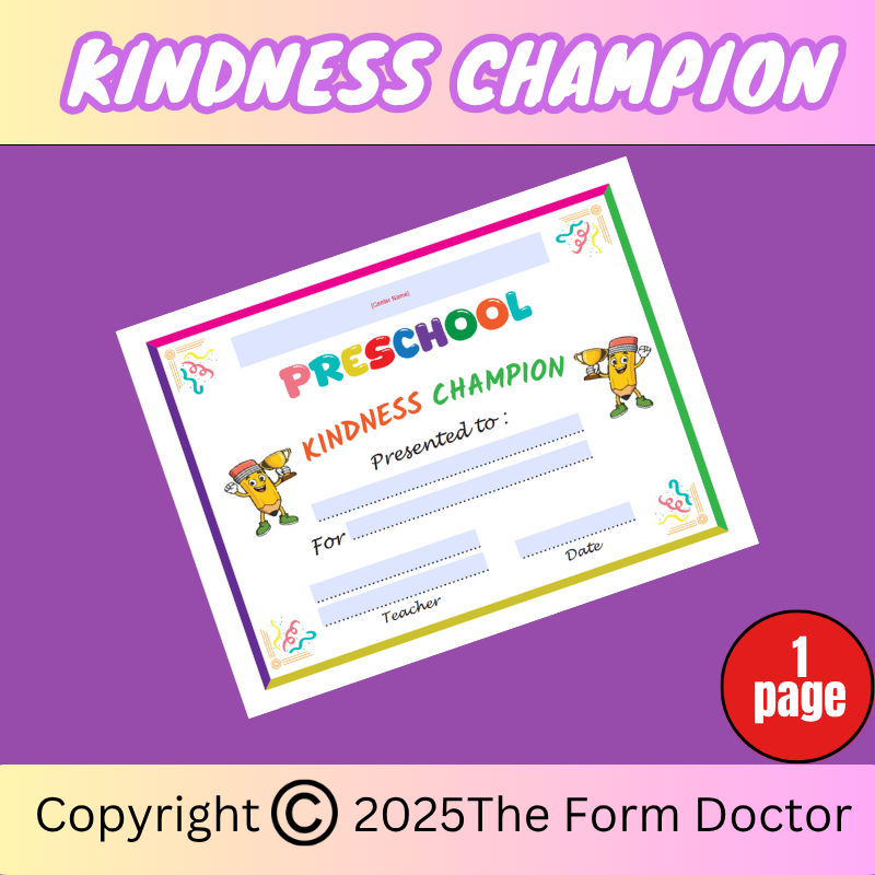 Kindness Champion Award