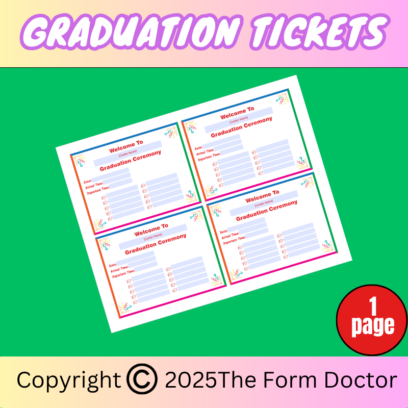 Graduation Tickets