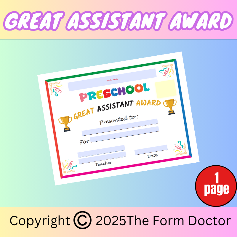 Great Assistant Award